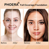 PHOERA Full Coverage Liquid Matte Foundation
