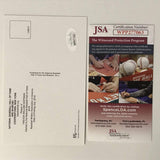Postal autografiada/firmada por Trevor Hoffman, Salón de la Fama del Béisbol, JSA COA
