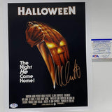 Autographed/Signed Nick Castle Michael Myers Halloween 11x14 Movie Poster Photo PSA/DNA COA