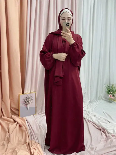 Hooded Abaya Long Dresses Women - Lootquake