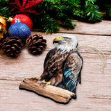Bald Eagle Wooden Ornaments by G.Debrekht - Wildlife Holiday Decor - 8710101-2