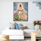 Jesus Resurrection Wooden Wall Art by D. Gelsinger - Easter Spring Decor - 95669B-DG