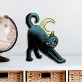 Decoración de Halloween con un gato espeluznante para la puerta, por Laura Seeley - Decoración de Halloween para Acción de Gracias - 8512054H