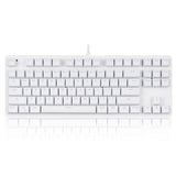 87-Key Mechanical Keyboard with Green Switches - Desktop Non-Punch Design