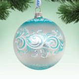Reaching High Dwarfs Lg Glass Ornament in Blue by Gelsinger - Christmas Decor - 73927B-DG