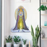 Letrero navideño para jardín "El ángel y el pájaro azul" de Josephine Wall - Decoración navideña - 845623F-JW