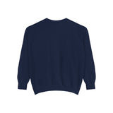 Customizable Unisex Garment-Dyed Sweatshirt, Personalized Gift, Cozy Streetwear, Casual Outfit, Unique Design Sweatshirt