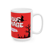[UPLOAD YOUR DESIGN] Spooky Halloween Ceramic Mug