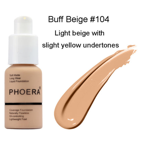 Explosive Press Type Oil Control Natural Color Matte Concealer Foundation Cream - Lootquake