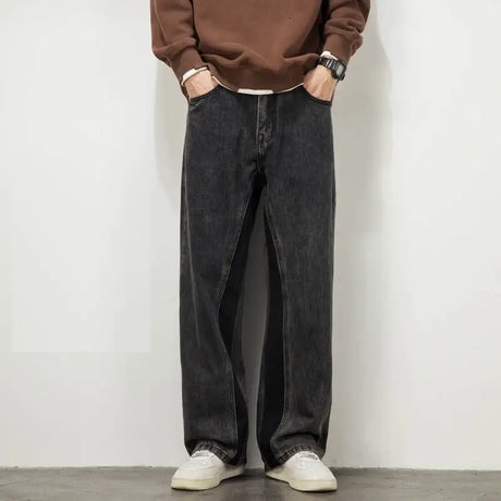 Weila Straight Loose American High Street Vibe Fashion Brand Casual Jeans - Lootquake