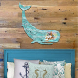 Whale Family Decorative Door Decor by G. DeBrekht - Coastal Holiday Decor - 8198516H