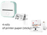 Portable Mini Printer for Students and Hobbyists, Bluetooth Thermal Label Printer