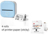 Portable Mini Printer for Students and Hobbyists, Bluetooth Thermal Label Printer