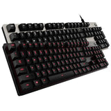G413 Gaming Electronic Sports Mechanical Keyboard Desktop Backlight 104 Key Metal Panel - Lootquake