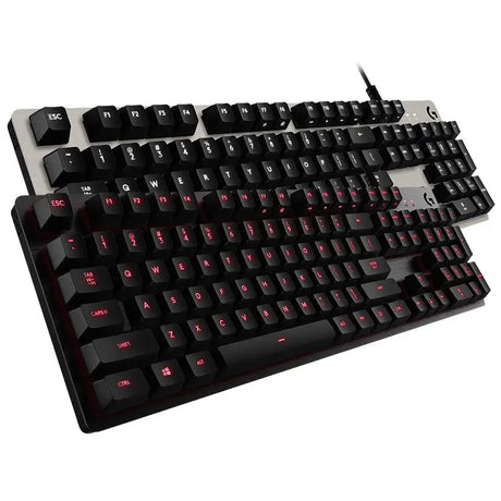 G413 Gaming Electronic Sports Mechanical Keyboard Desktop Backlight 104 Key Metal Panel - Lootquake