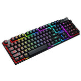 Gaming Usb Luminous Wired Keyboard Floating Manipulator - Lootquake