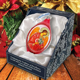 Saint Michael Drop Glass Ornament by G. DeBrekht - Nativity Holiday Décor - 757-036