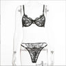 Ladies Underwire Lace Lingerie Suit Fashion - Lootquake