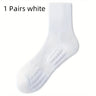 1/6 pares de calcetines deportivos de entrenamiento acolchados unisex, transpirables y absorbentes de humedad para mujer