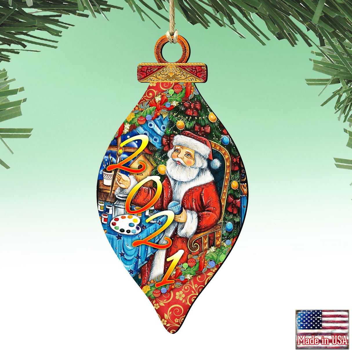 LIMITED EDITION Santa Christmas Ornament