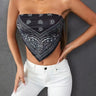 Ladies' Sexy Crop Top With Exposed Shoulders And Vacation Style Strapless Top - Lootquake