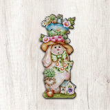 Decoración de Pascua para puerta con la liebre Hailey de Jamie Mills-Price - Decoración de Pascua primaveral - 8457603H