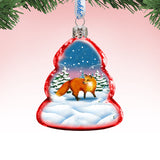 Fox Mercury Glass Ornament by G. DeBrekht - Wildlife Holiday Décor - 771029