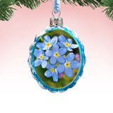 Floral Mercury Glass Ornament by G. DeBrekht - Wildlife Holiday Décor - 771035
