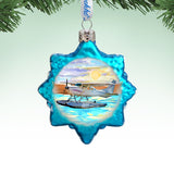 Floating Plane Mercury Glass Ornament by G. DeBrekht - Wildlife Holiday Décor - 771050