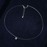 1 Carat Moissanite 925 Sterling Silver Necklace