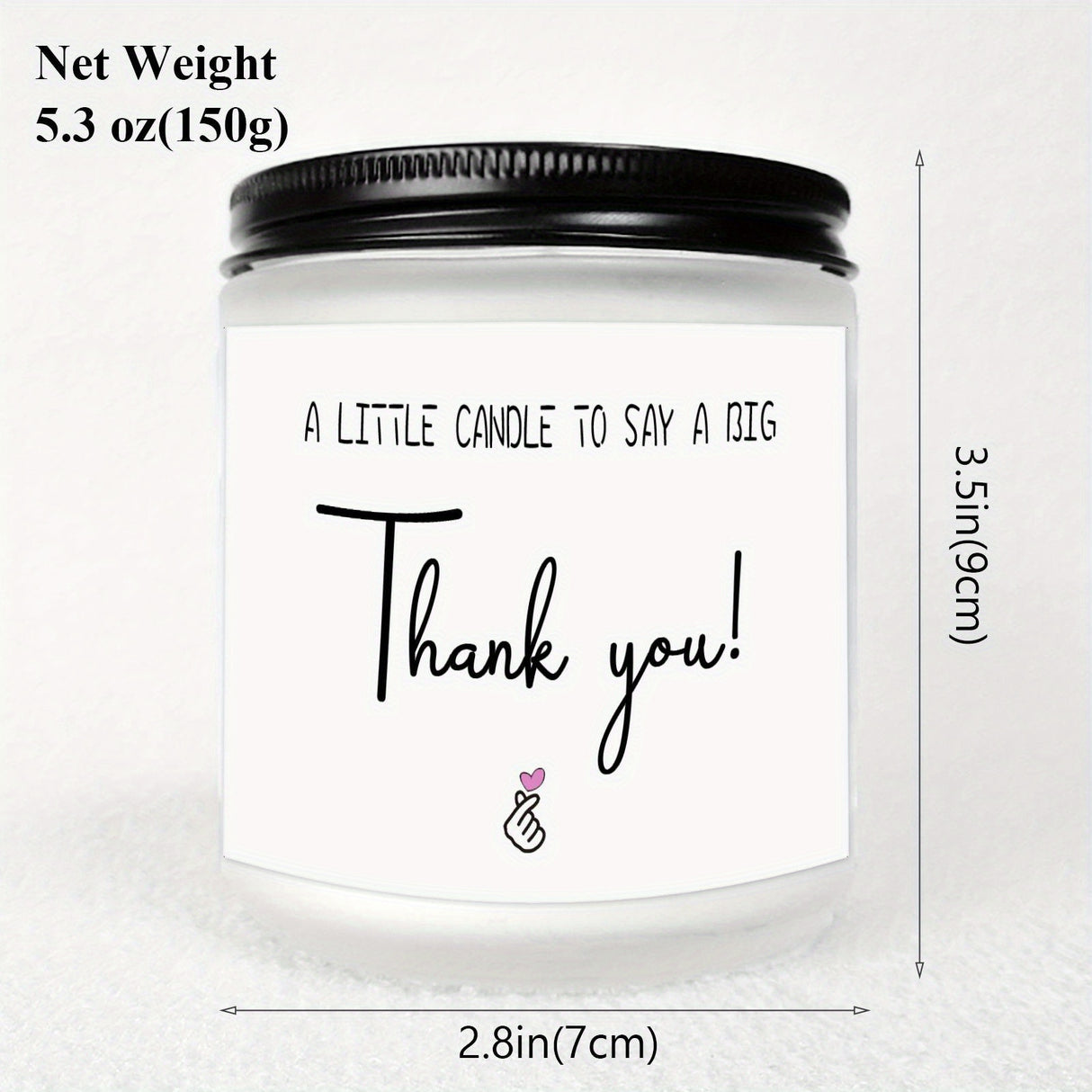 Appreciation Scented Candle - Perfect Gift for Nurses, Teachers, Mentors & More - Ideal for Birthdays, Retirement, Farewell & Christmas