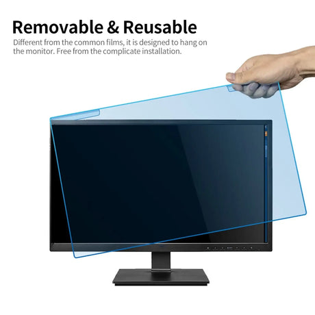 Hanging Blue Light Blocking Screen Protector High-transmittance-Anti-UV Eye Protection Film for 23-24'' Desktop-Monitor - Lootquake