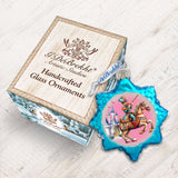 Adornos de cristal de mercurio con forma de jinete de G. Debrekht - Decoración navideña - 776031