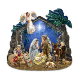 Nativity with Angel Holiday Door Decor by D. Gelsinger - Nativity Holiday Decor - 8652760H