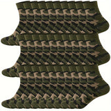Lot de 5/30 paires de chaussettes tendance pour homme, respirantes, confortables et décontractées, idéales pour le sport en extérieur et en toutes saisons.