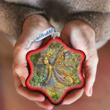 Butterfly Princess Glass Ornament by Josephine Wall - Easter Spring Decor - 755-408-JW