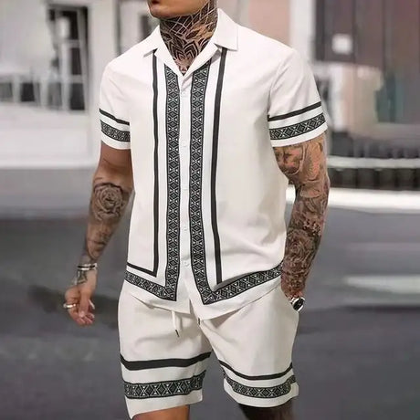 Fashion 3D Digital Printing Hawaiian Vacation Shirt Shorts - Lootquake