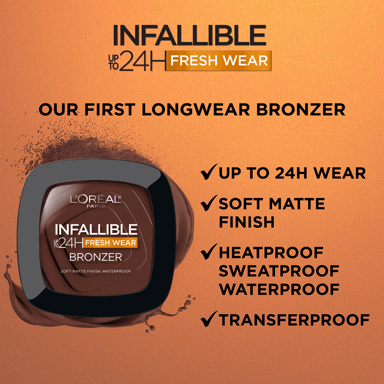 L'OREAL Paris Infallible Up to 24hr Fresh Wear Soft Matte Bronzer