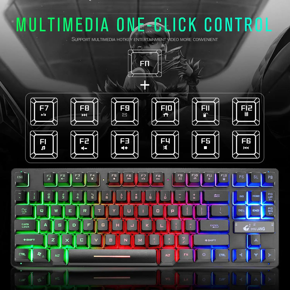 Electronic Games Mechanical Keyboard Notebook Keyboard - Lootquake