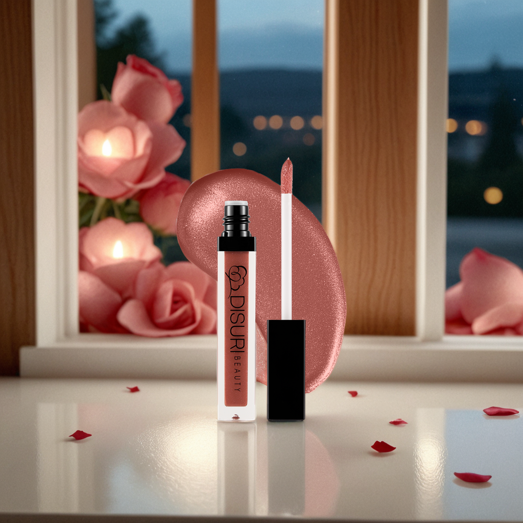 DISURI Beauty Shimmer Lip Gloss - Love of My Life