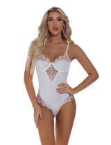 Sexy Lingerie Lace Sheer Lingerie Open Back Bodysuit Lingerie - Lootquake