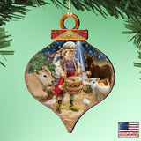 Adornos de madera con forma de tambor de Gelsinger - Decoración navideña - 8031151-9720