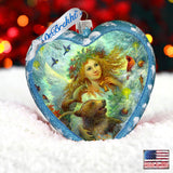 Christmas Bells Glass Ornament Limited Edition by Strelkina at G. DeBrekht - Christmas Decor - 738-082-ST