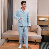 Men's Pajama Velvet Set - Lootquake