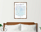 The Serenity Prayer - Wooden Kitchen blessing - God grant me the serenity - Contemporary decor - Religious wall art - Nursery wall art - 310340