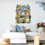 Birds Whimsical Wall Art by Laura Seeley - Love Family Kids Decor - 8513001-LS