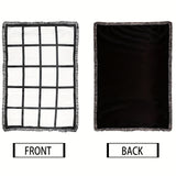 Couverture personnalisée par sublimation - Panneaux personnalisables 9/15/20, 40 x 60 pouces - Cadeau idéal pour Noël, Halloween et Thanksgiving
