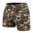 Muscle Alive Mens Workout Shorts Gym with 5" Inseam for Fitness Bodybuilding Clothing Camo Green Color Size L - Lootquake