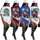 Winter Cartoon Print Dresses - Lootquake