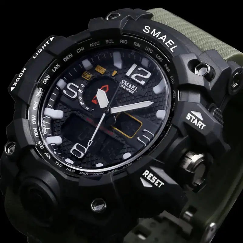 Relojes deportivos para hombre de la marca SMAEL con doble pantalla
